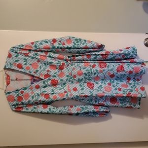 Shinesty floral wrap dress